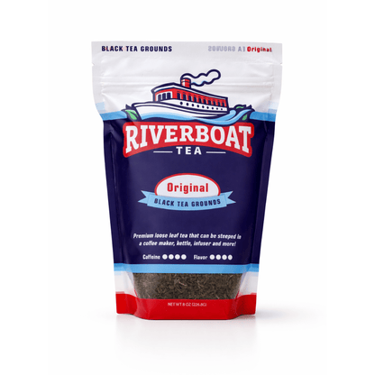 Riverboat Tea package on a white background