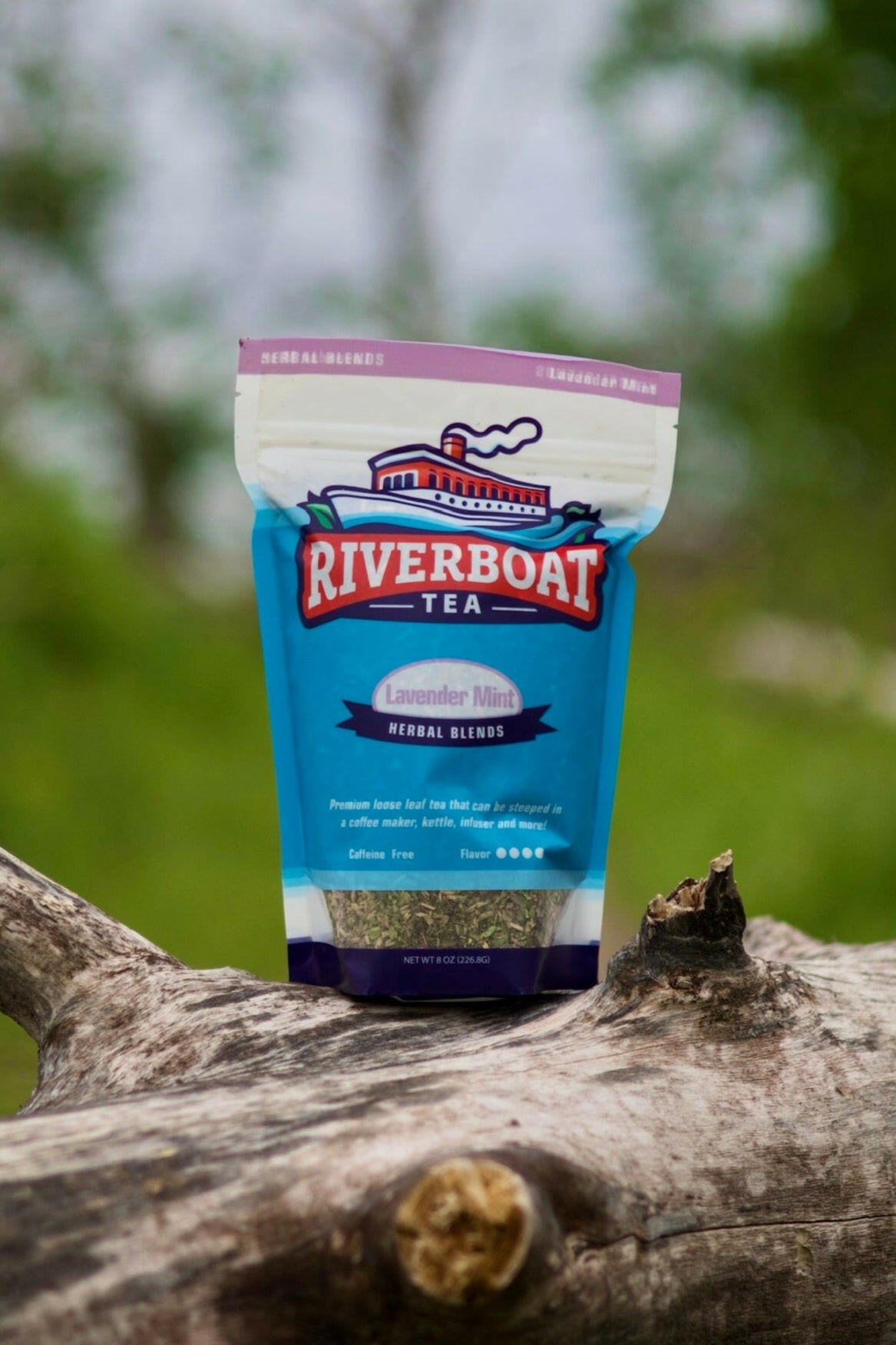 Riverboat Tea Lavender Mint Loose Leaf Tea on Tree